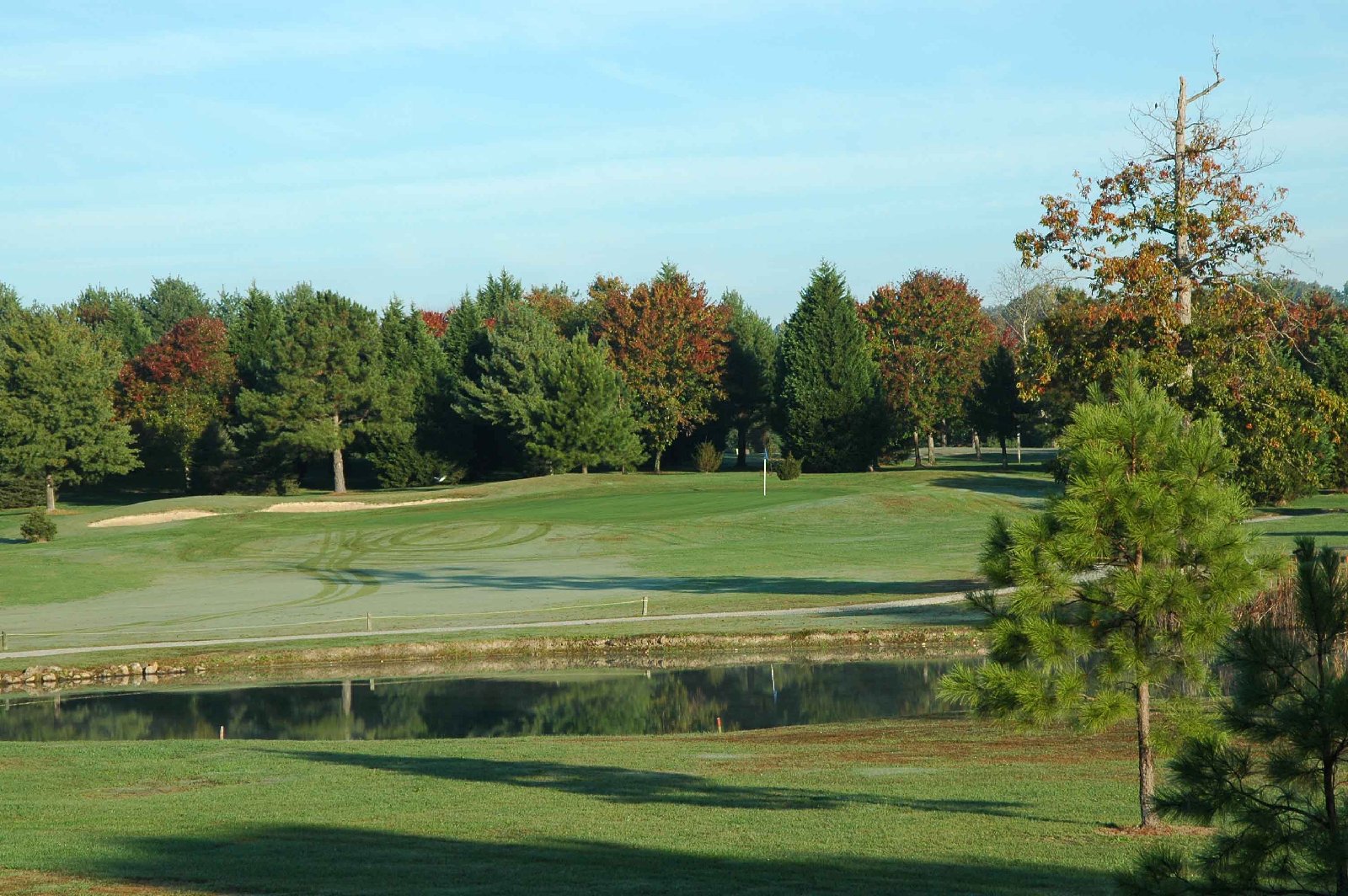 Lake Course Layout The Hollows Golf Club